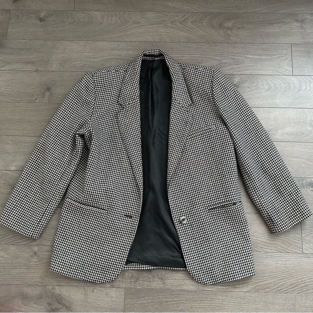 Vintage oversized Houndstooth Blazer